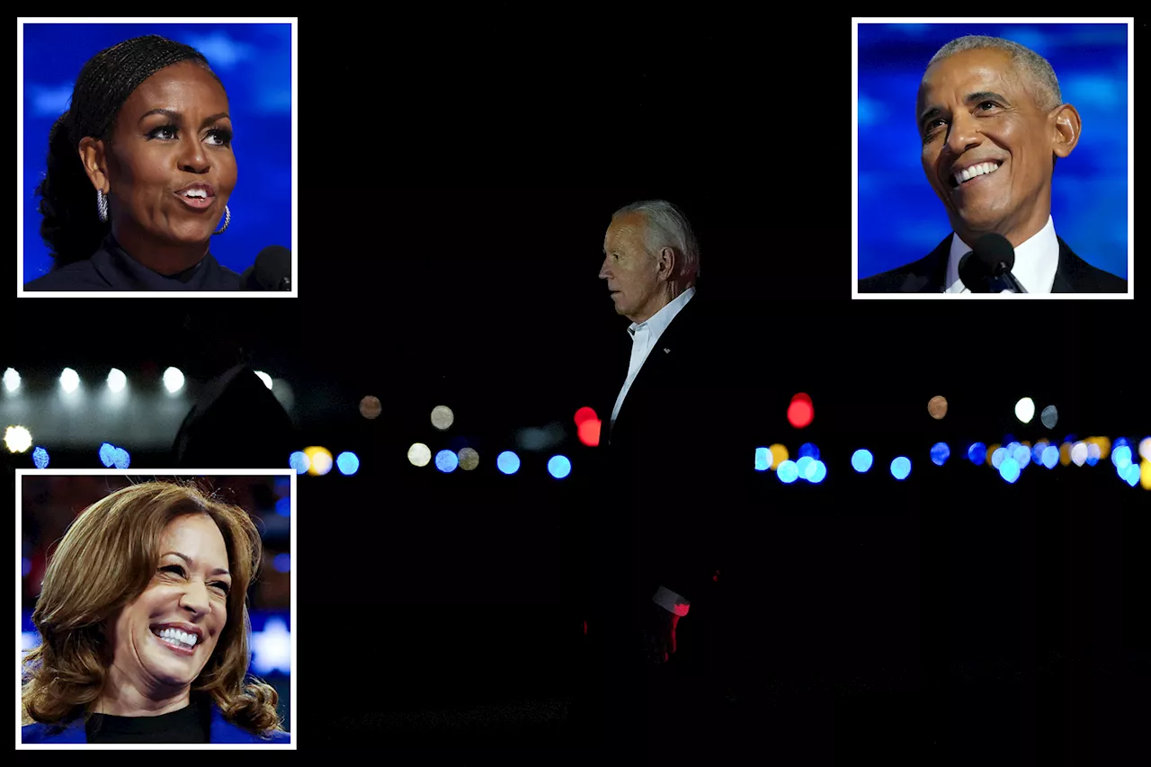 Dems partying with Obama vibes at DNC – exactly one month after kicking Biden to the curb