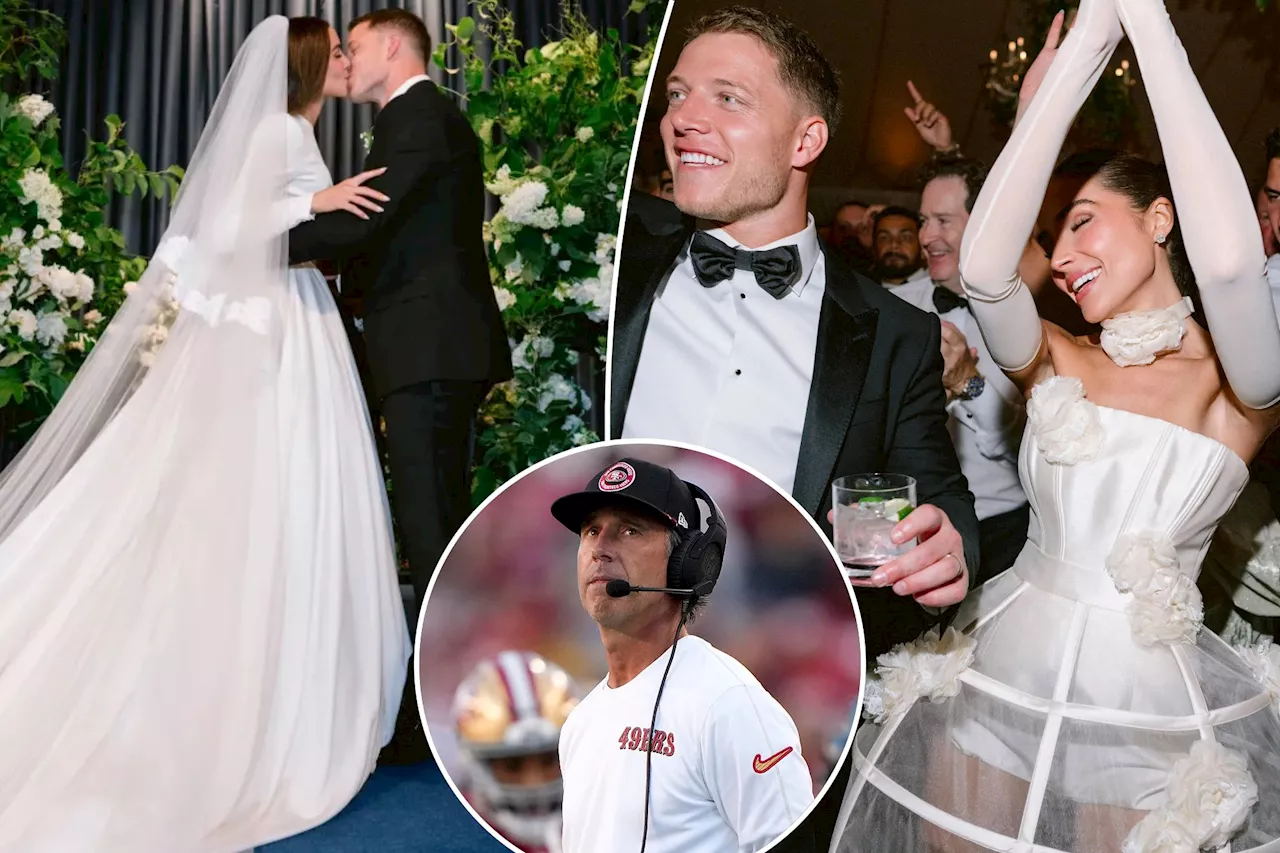 Kyle Shanahan cites Olivia Culpo wedding to stress Christian McCaffrey’s 49ers dedication