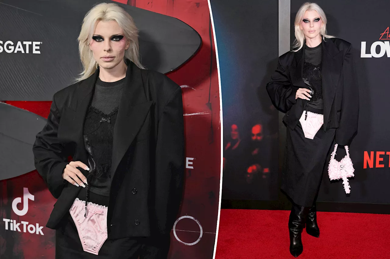 Julia Fox wears her underwear as an accessory to back-to-back red carpet premieres