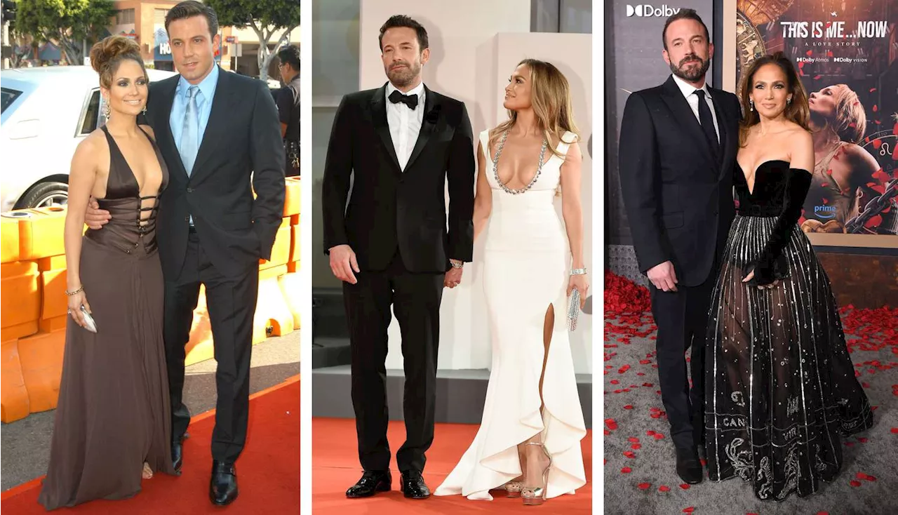 Jennifer López y Ben Affleck: ¡Mira sus mejores momentos en la alfombra roja!