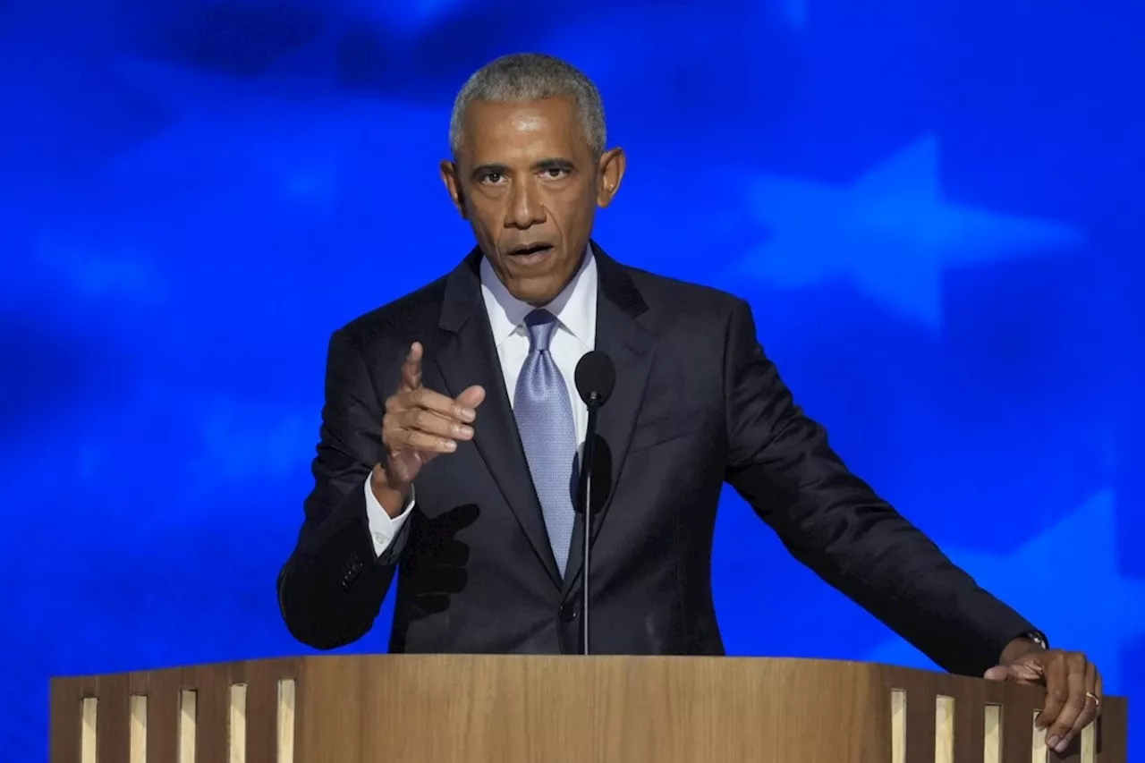 Former President Barack Obama tells Democratic convention to fight for America