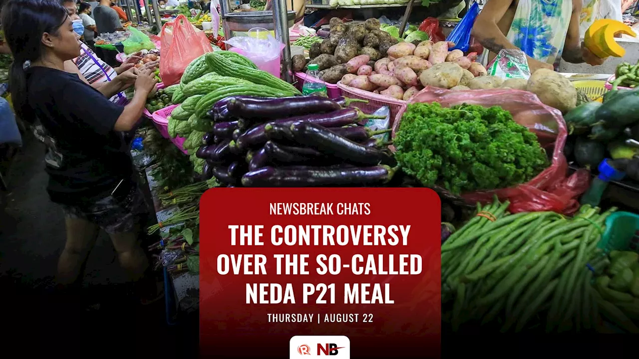 Newsbreak Chats: The controversy over the so-called NEDA P21 meal