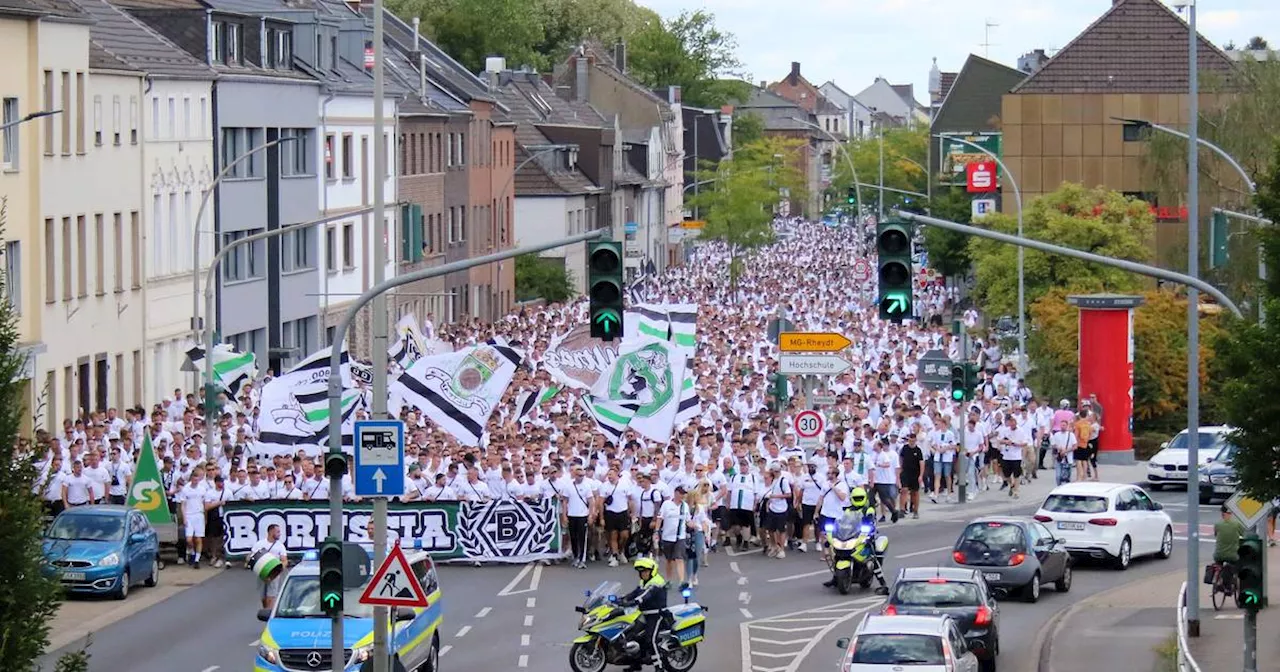 Gladbach: Fanmarsch gegen Leverkusen - Seoane auch in Weiß