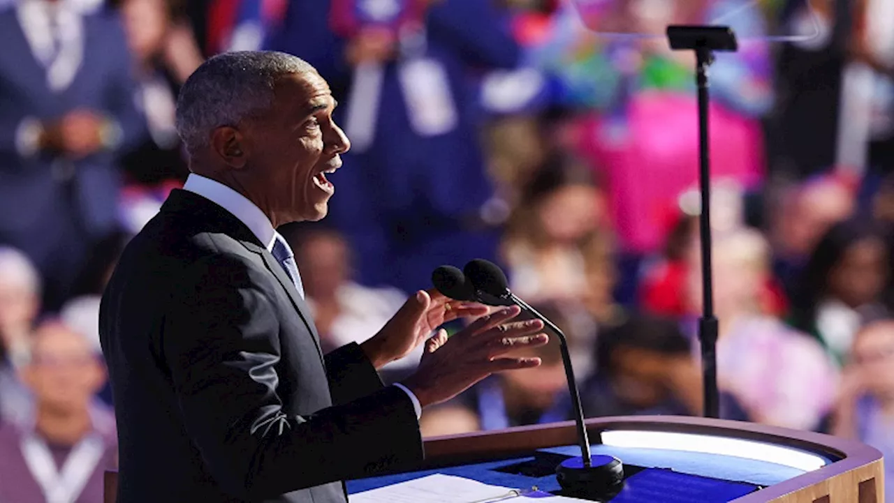 Obama tells the Democrats to elect Harris as new US President - SABC News - Breaking news, special reports, world, business, sport coverage of all South African current events. Africa's news leader.