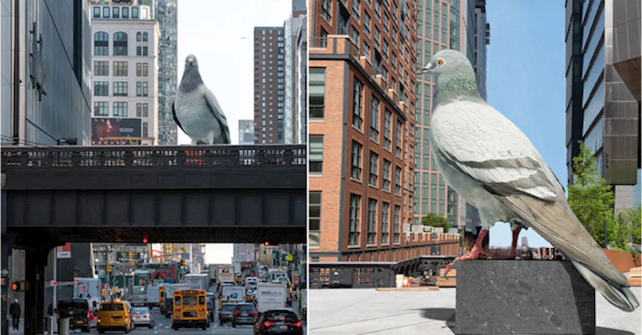 A Large 16-Foot Pigeon Statue Will Be Erected In New York City