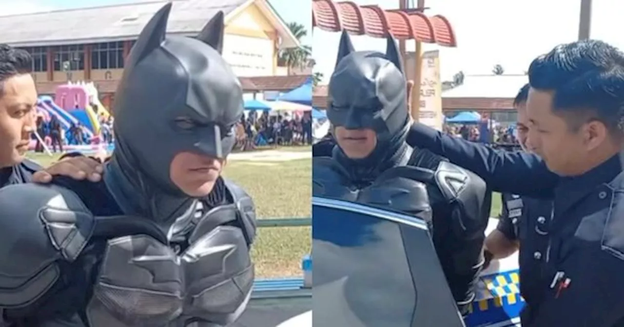 Tular 'Batman' Di Johor Kena Tangkap, Ini Penjelasan Individu Di Sebalik Maskot Superhero