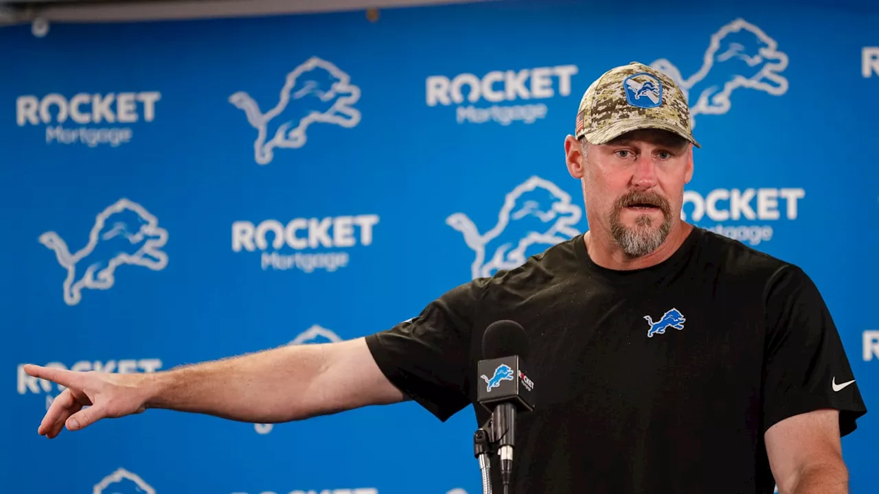 Detroit Lions Dan Campbell: 'We're gonna have to let go of some good players'