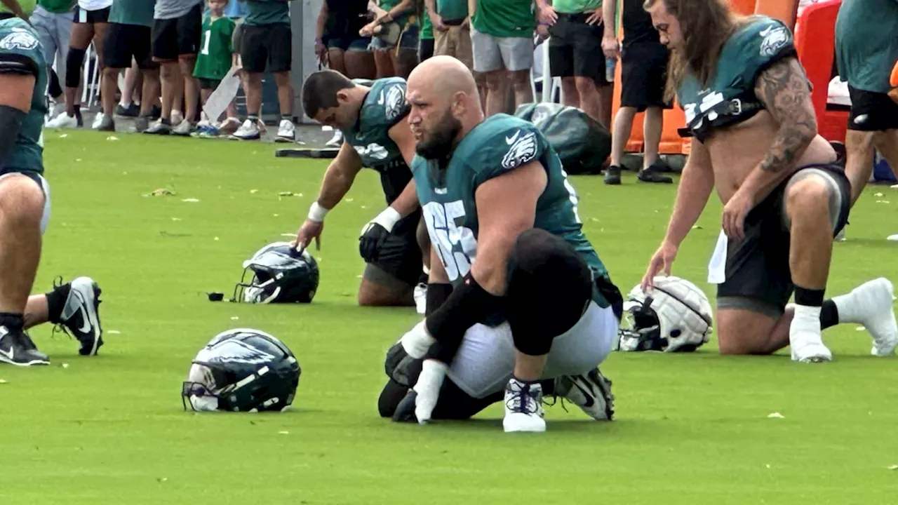 Eagles Lane Johnson Discusses Retirement Issue After Final Training Camp Practice