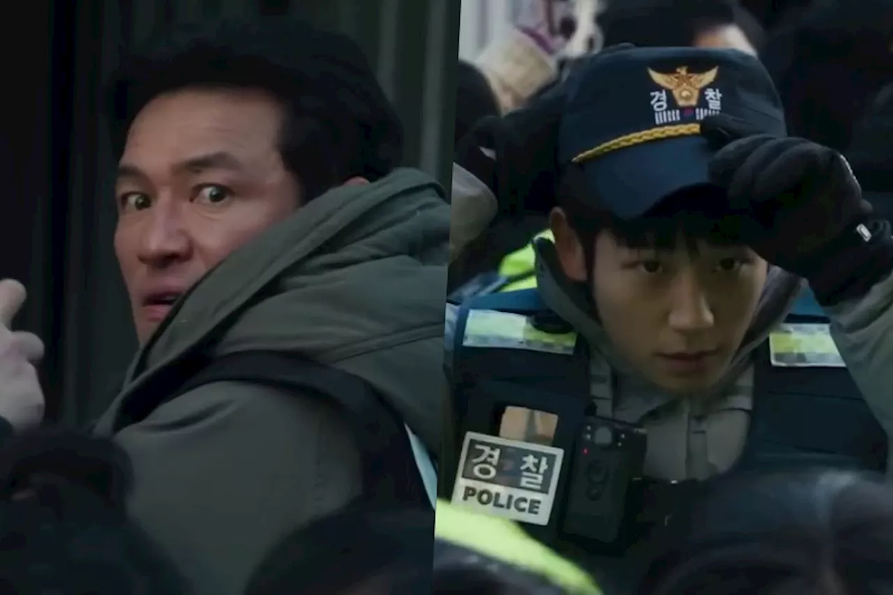 Watch: Hwang Jung Min And Jung Hae In Gear Up To Hunt Down Criminals In “Veteran” Sequel “I, The Executioner”