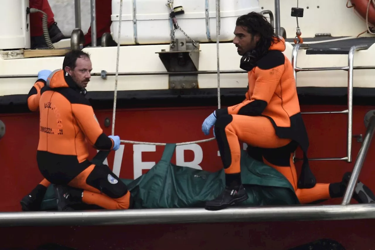 Divers find 4 bodies during search of superyacht wreckage after it sank off Sicily, 2 still missing