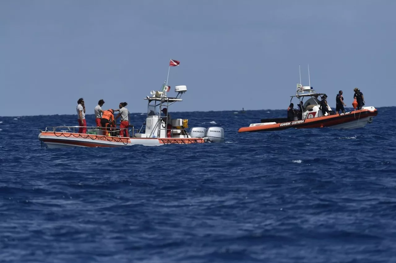 Divers find 5 bodies during search of superyacht wreckage after it sank off Sicily, 1 still missing