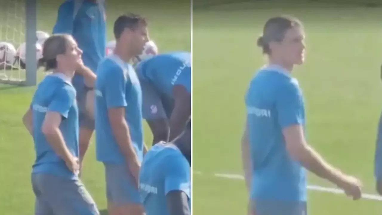 Eagle-eyed fans spot what Cesar Azpilicueta did in Conor Gallagher's first Atletico Madrid training session