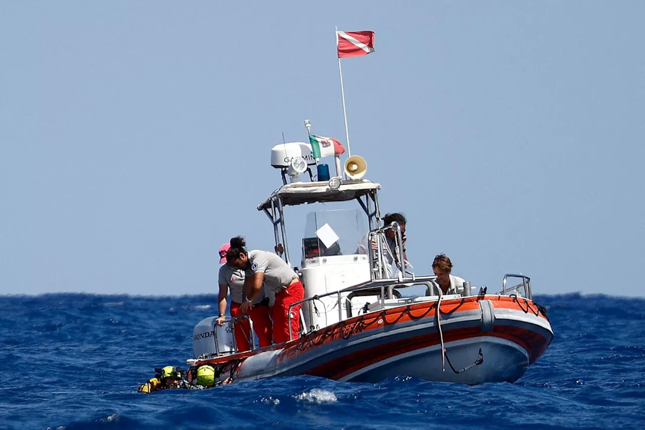 Yachtunglück vor Sizilien: Taucher finden zwei Leichen