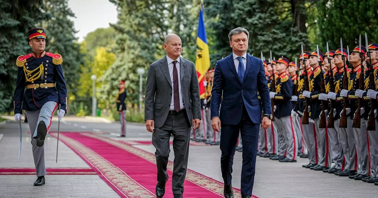 Kanzler Olaf Scholz: Besuch bei einer bedrängten Nation