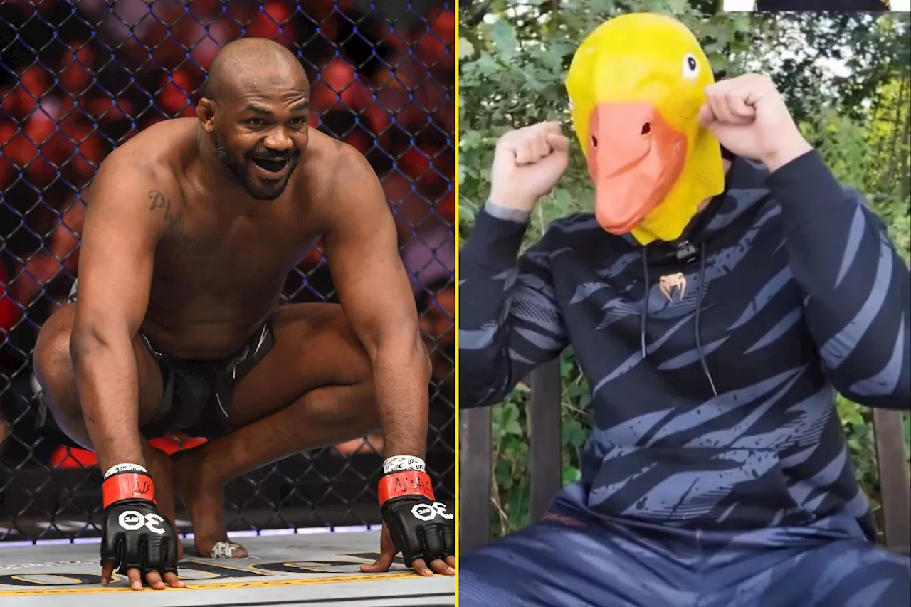 Jon Jones teases imminent retirement announcement after being mocked by Tom Aspinall in hilarious ‘duck’ vi...