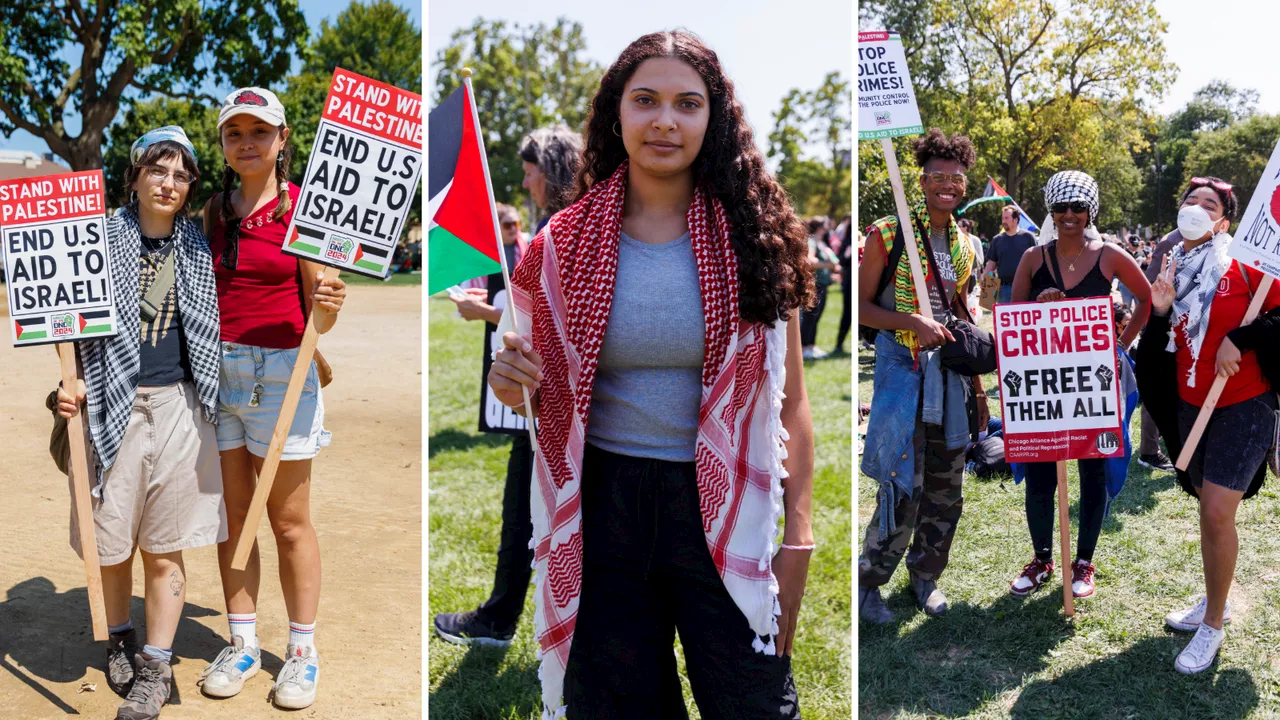 DNC Protests: Gen Zers and Millennials March to Push Kamala Harris on a Ceasefire