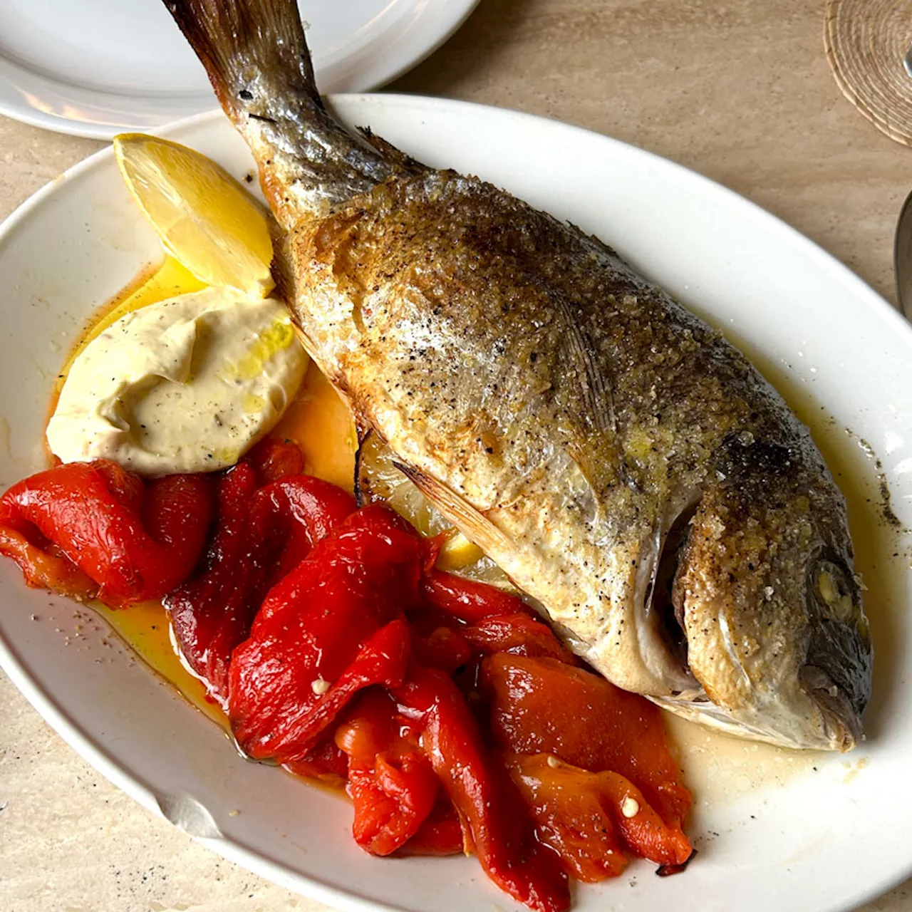 A Taste of Lanzarote: Fish, Roasted Red Peppers and Mojo Verde