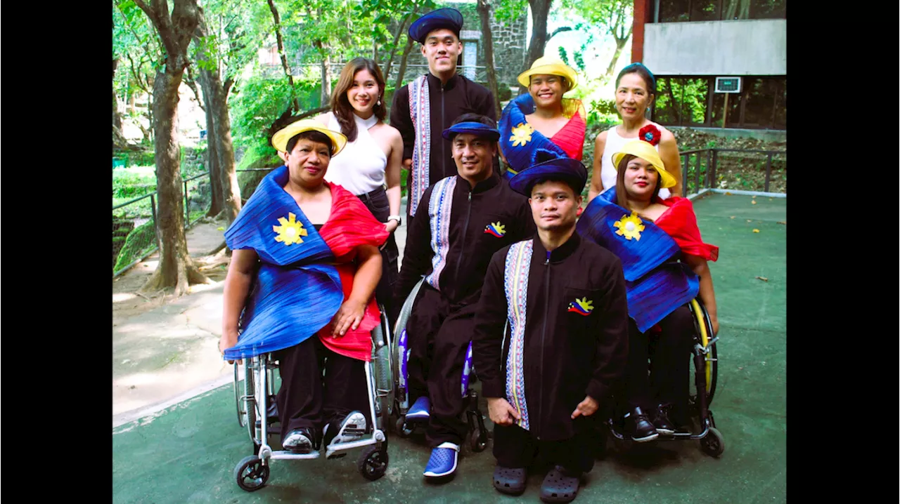 Ethnic-themed parade uniforms for Philippine Paralympians