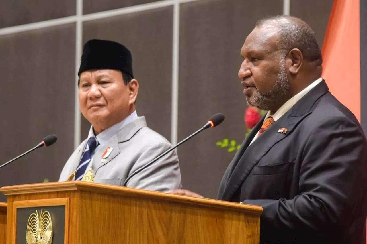 Prabowo in Papua New Guinea to improve ties