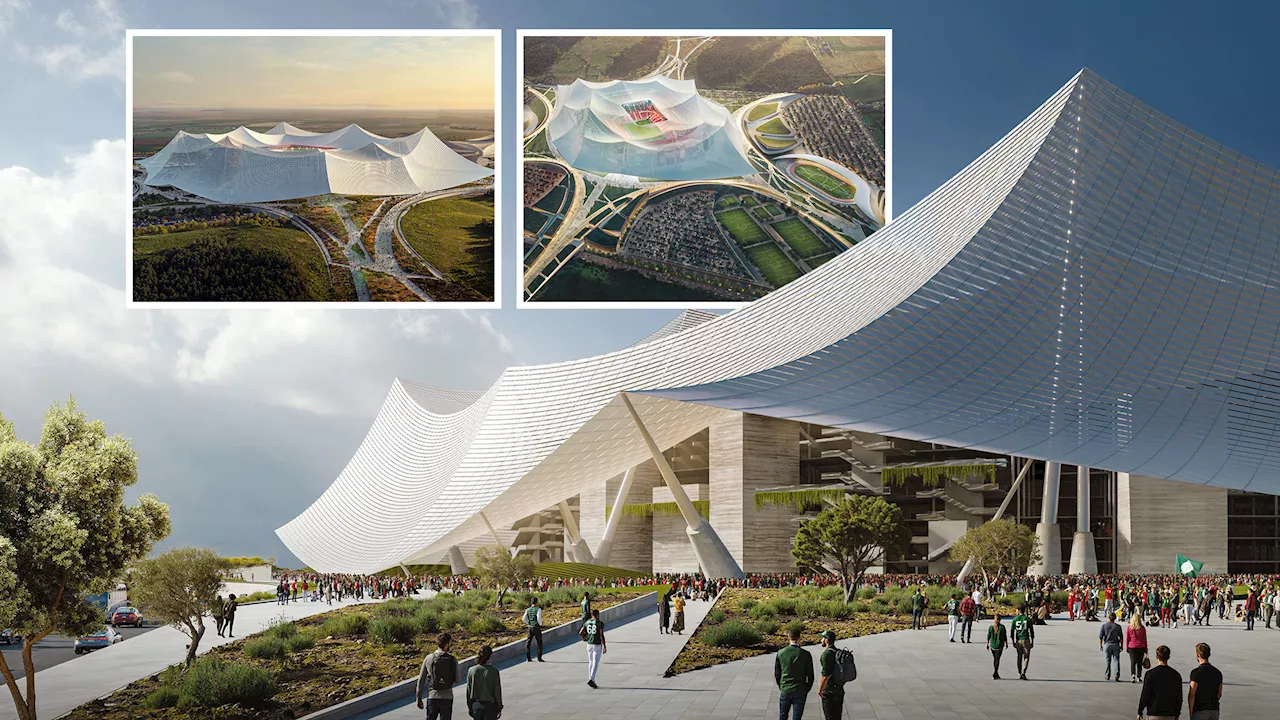 Incredible new plans unveiled for world’s biggest football stadium almost twice the size of Arsenal’s Emi...