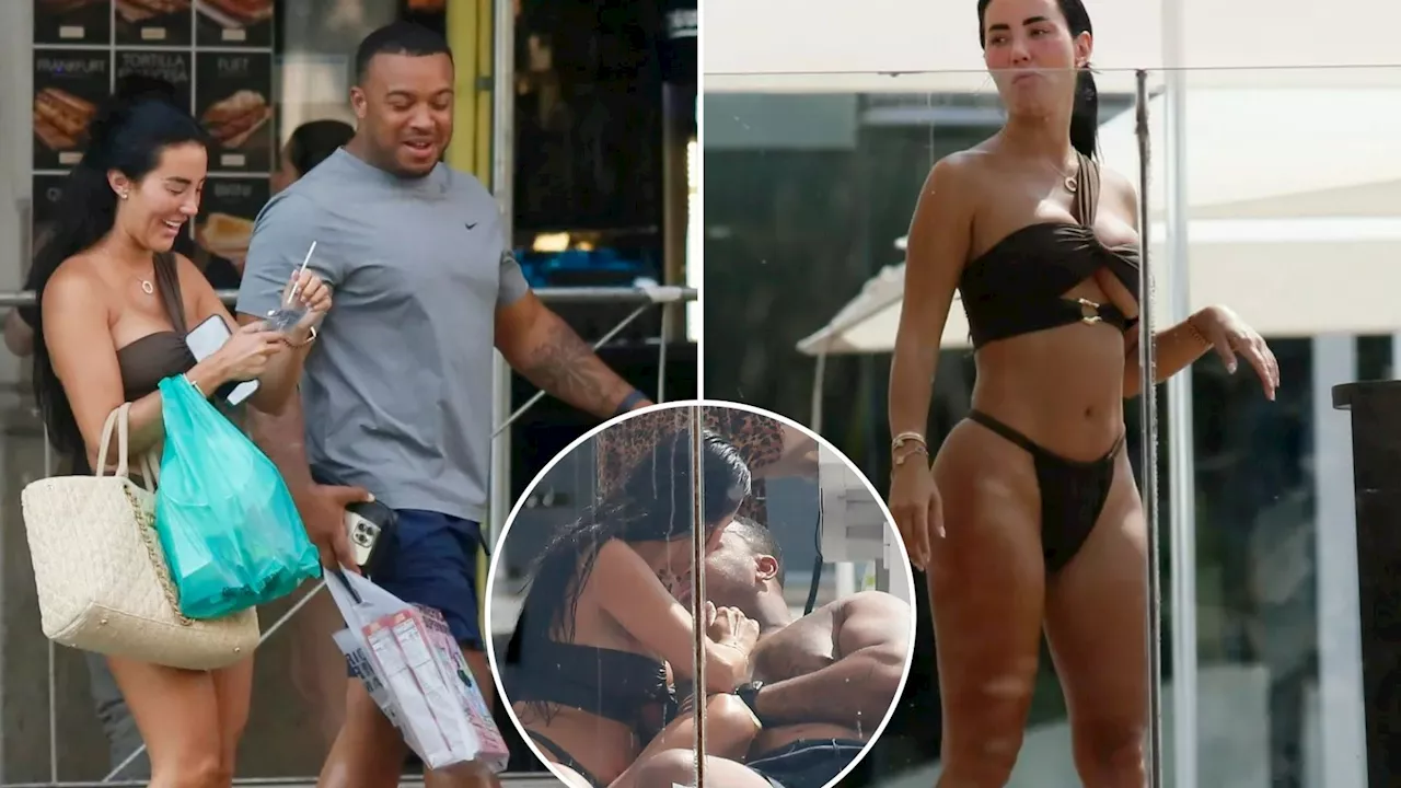 Towie’s Yazmin Oukhellou spotted cosying up to new boyfriend as she moves on two years after ex Jake M...