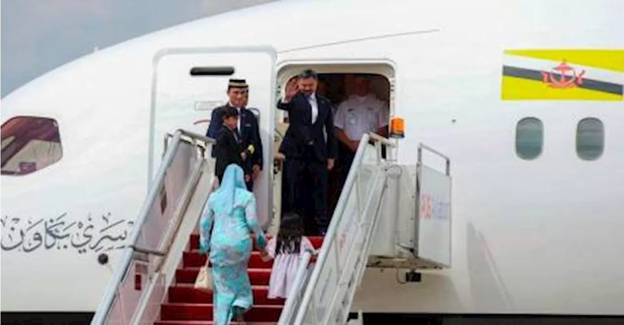 Brunei Crown Prince departs for home after five-day visit to Malaysia