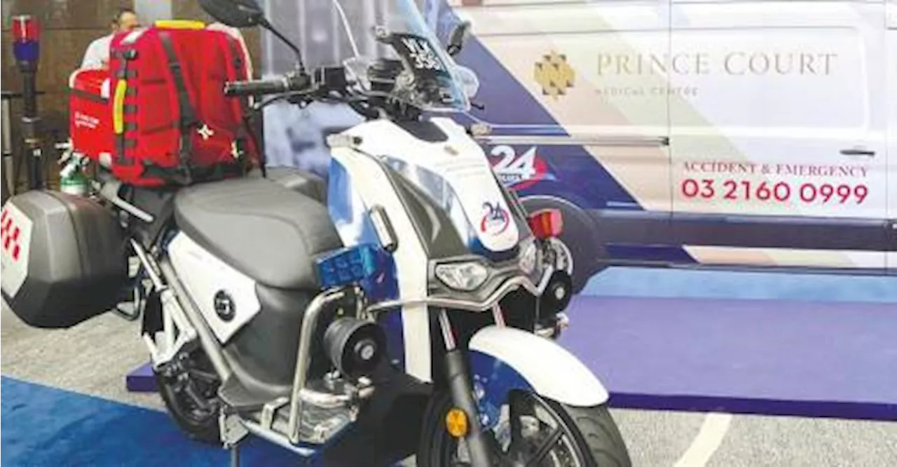 Prince Court Medical Centre rolls out Malaysia’s first electric motorcycle ambulance