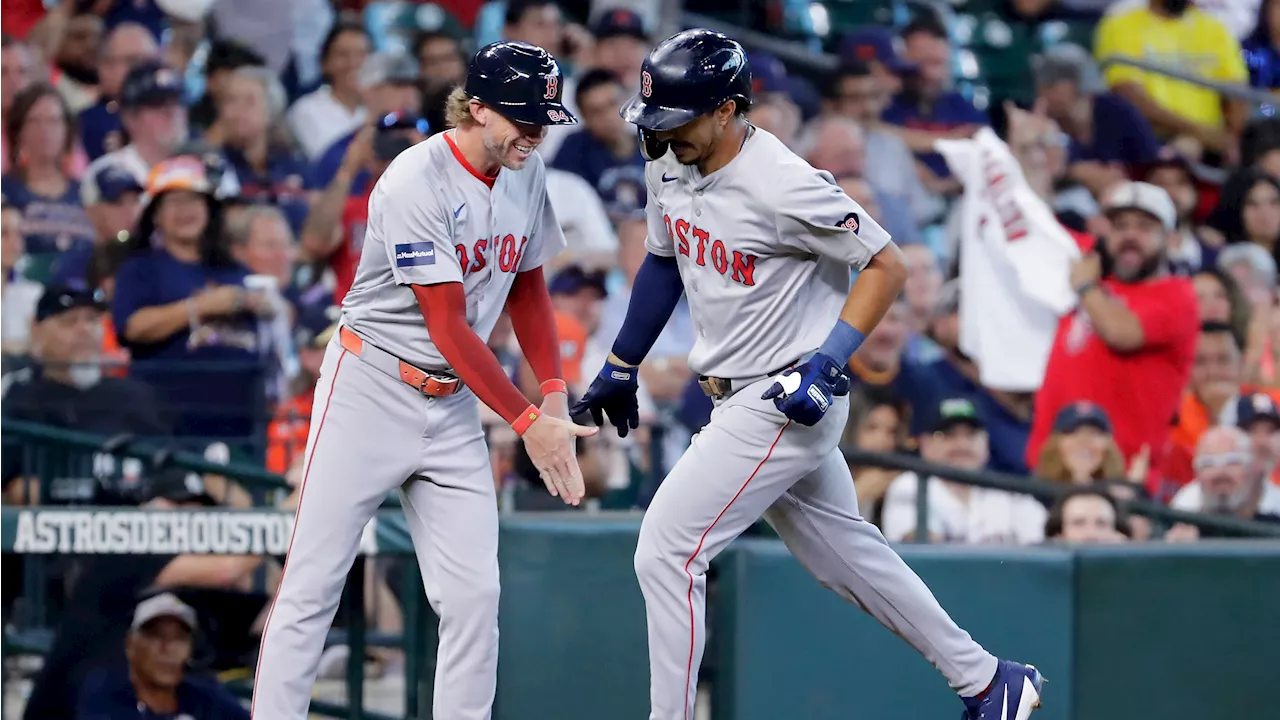 Rookies Rafaela, Hamilton help Red Sox to win over Astros