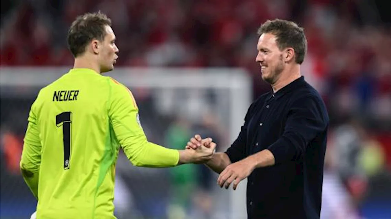 Neuer dice addio alla Germania. Nagelsmann: 'Ha plasmato il ruolo come nessun altro'