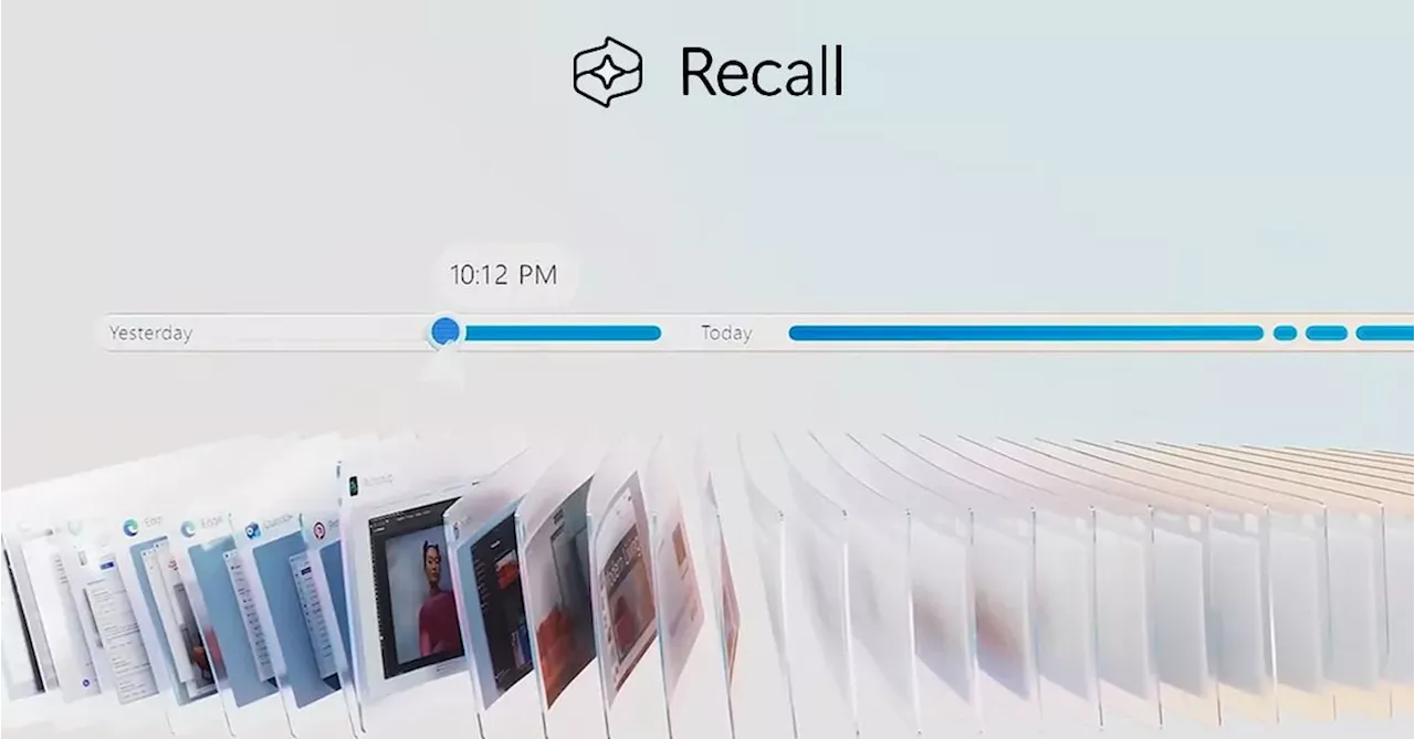 Microsoft’s Recall AI feature won’t be available for Windows testers until October