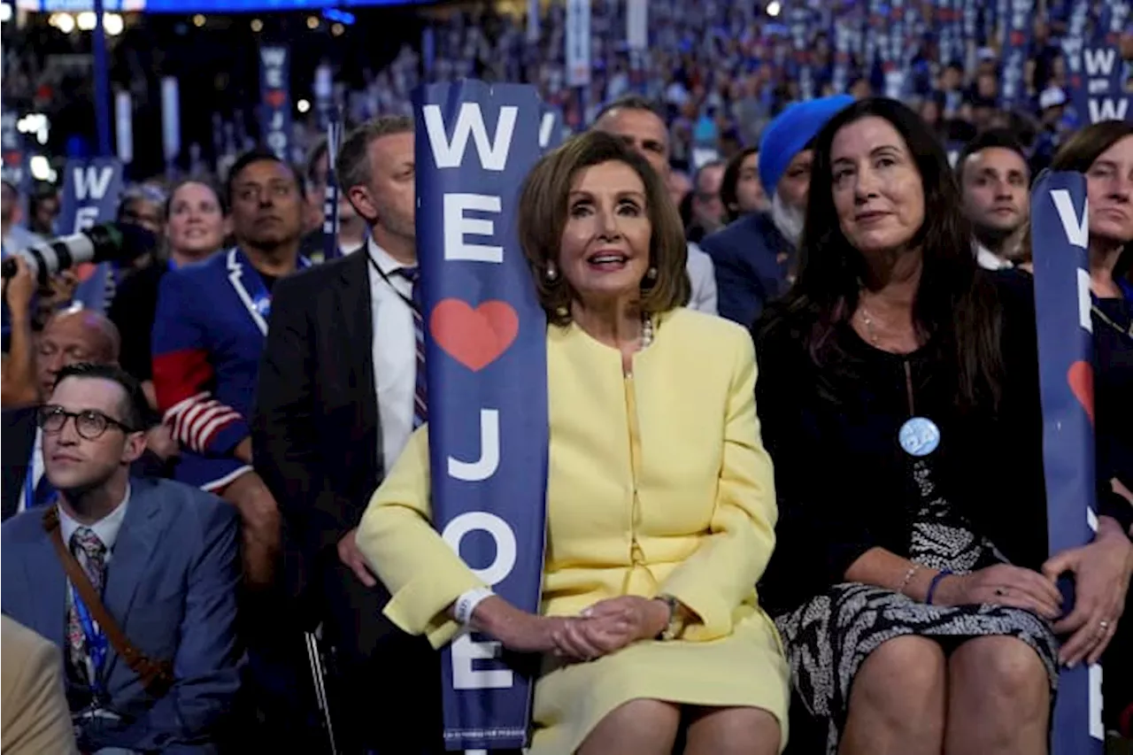 Nancy Pelosi will address the DNC after being part of the Biden-to-Harris switch