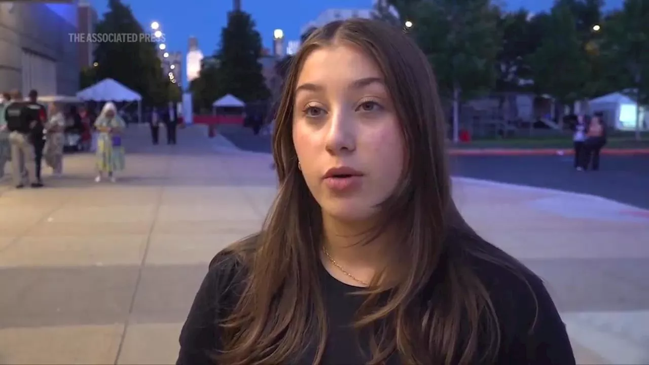 High school journalist reports from the Democratic National Convention for her high school newspaper