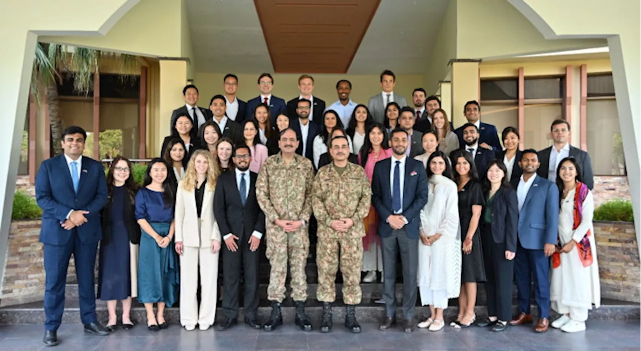 Harvard Business School students meet COAS Gen Asim Munir