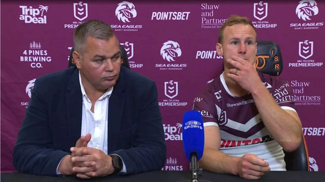 Manly coach Anthony Seibold’s incredible response to staggering loss to Wests Tigers