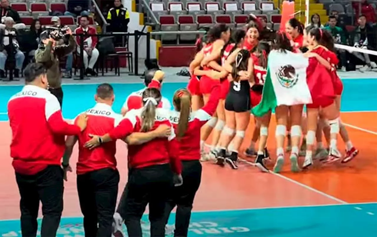 Sub17 México pasa a cuartos de final en Mundial de Voleibol Femenino