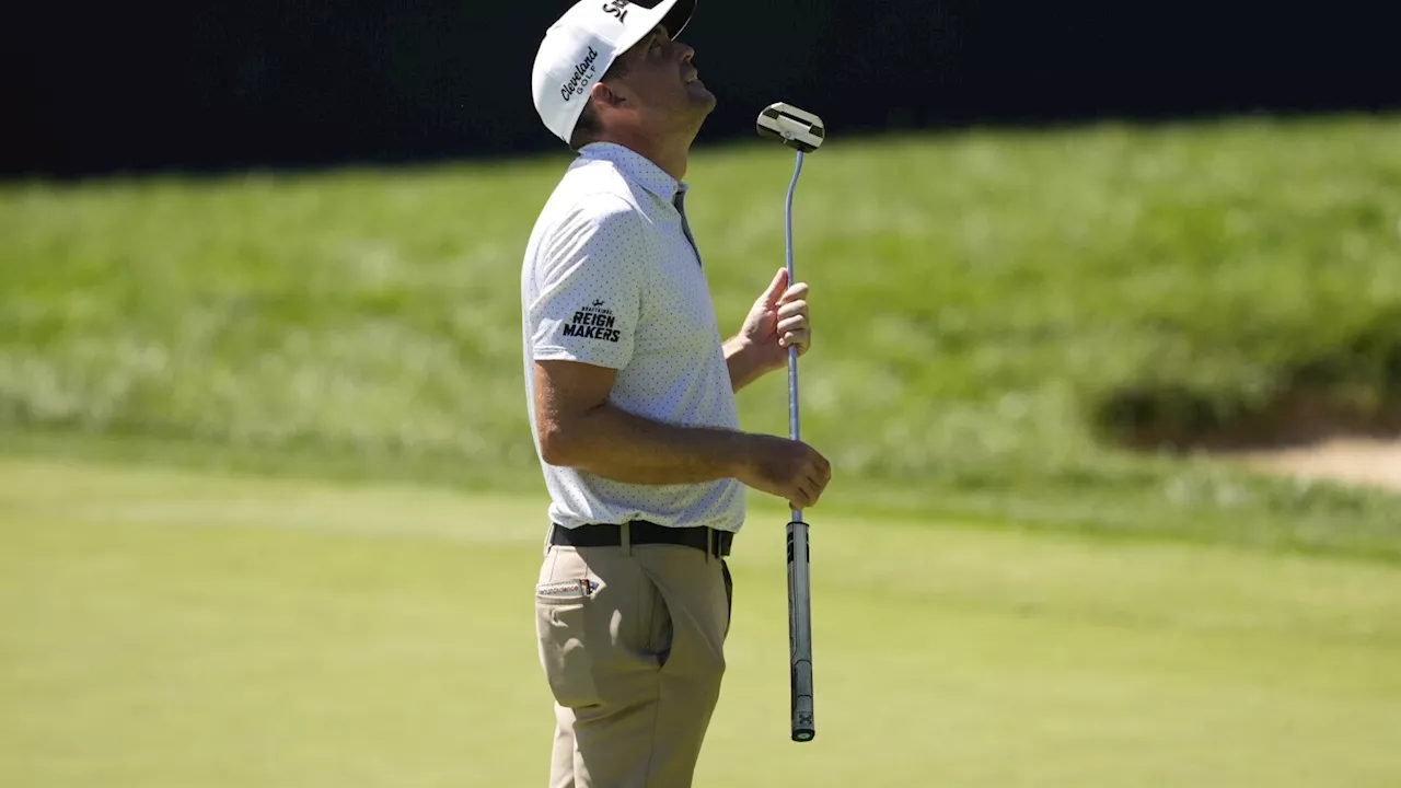 Keegan Bradley goes from last man in to leading BMW Championship