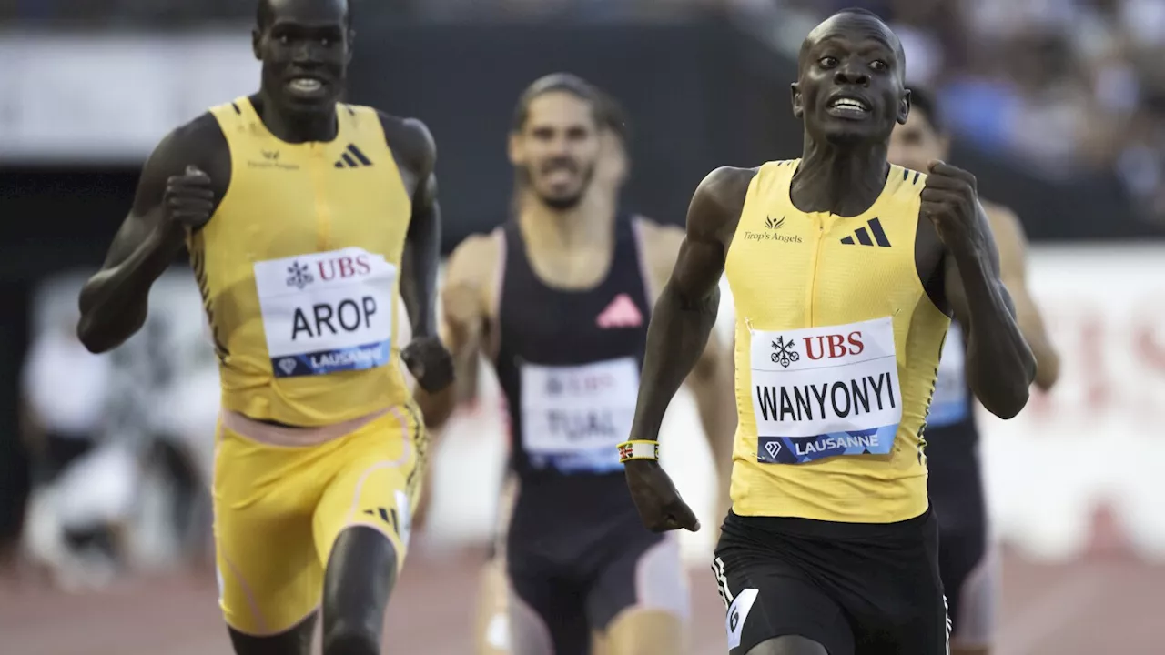 Olympic champion Wanyonyi runs 4th fastest 800 meters all-time in first major meet after Paris Games