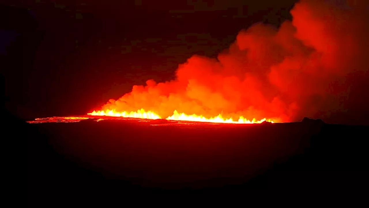 Islande: les images impressionnantes d'une nouvelle éruption volcanique sur la péninsule de Reykjanes