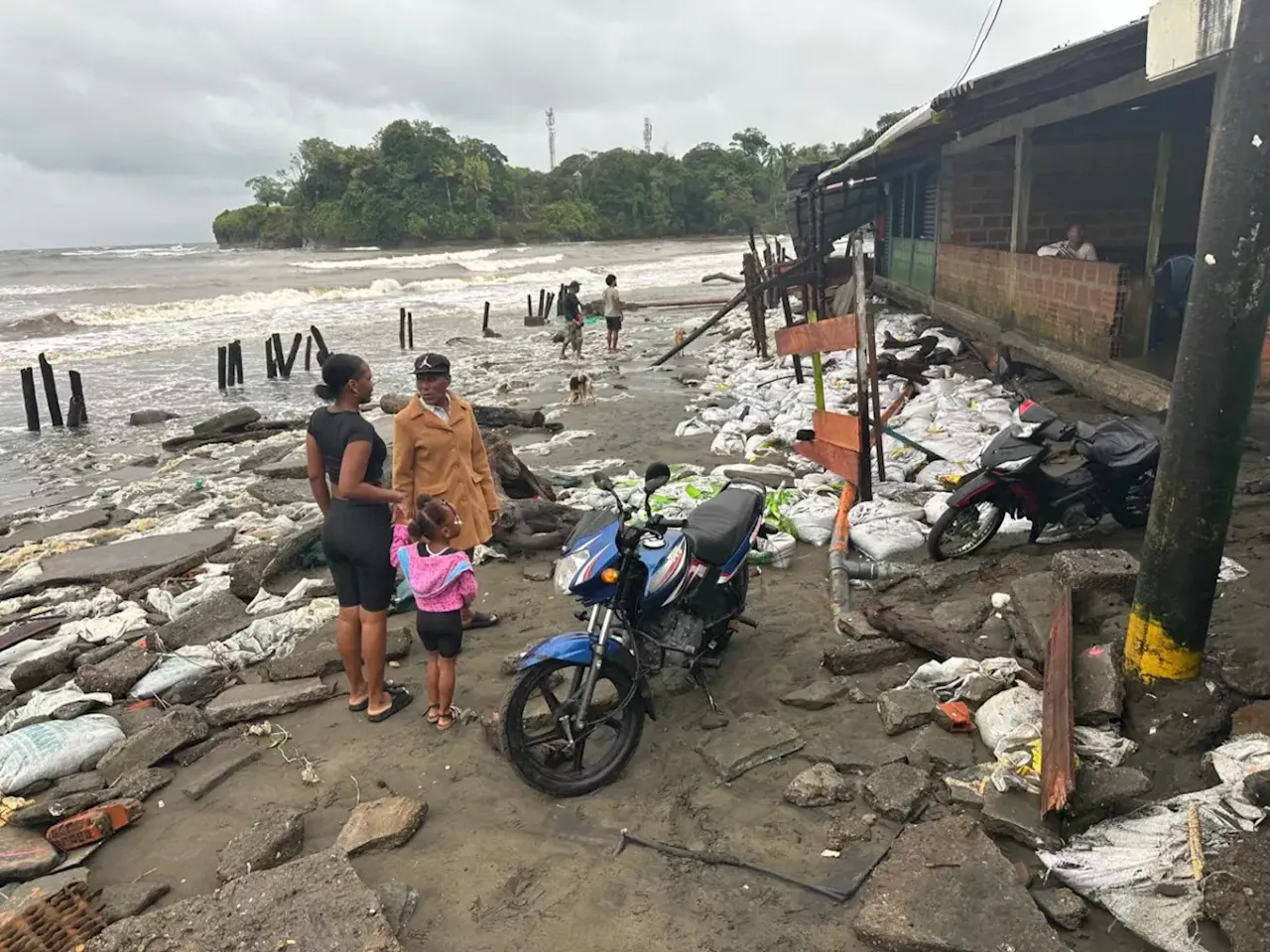 Erosión costera afecta a Juanchaco, La Barra y Ladrilleros, corregimientos de Buenaventura