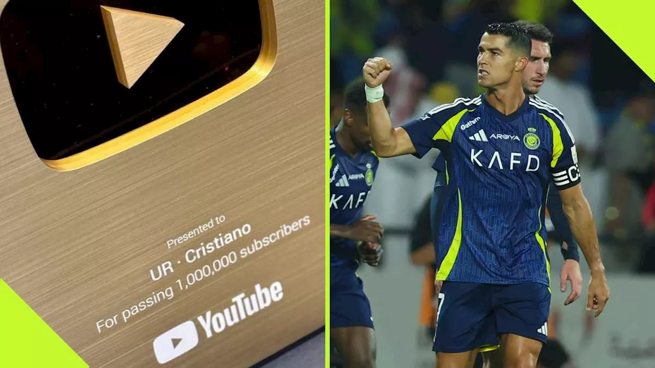 Cristiano Ronaldo Bags Award From YouTube, Celebrates With Family in Cute Video