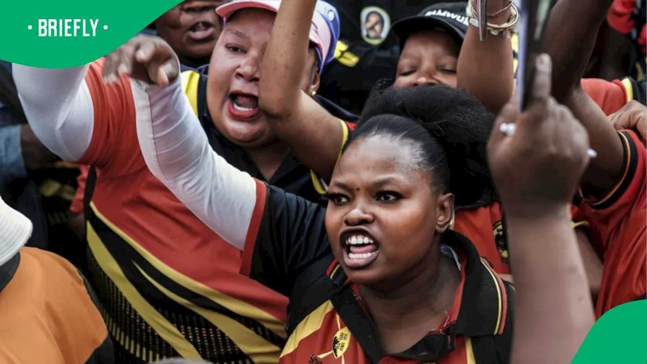 Video Shows Protesting SAMWU Female Worker Violently Shoving Johannesburg Motorist, Scenes Stump SA