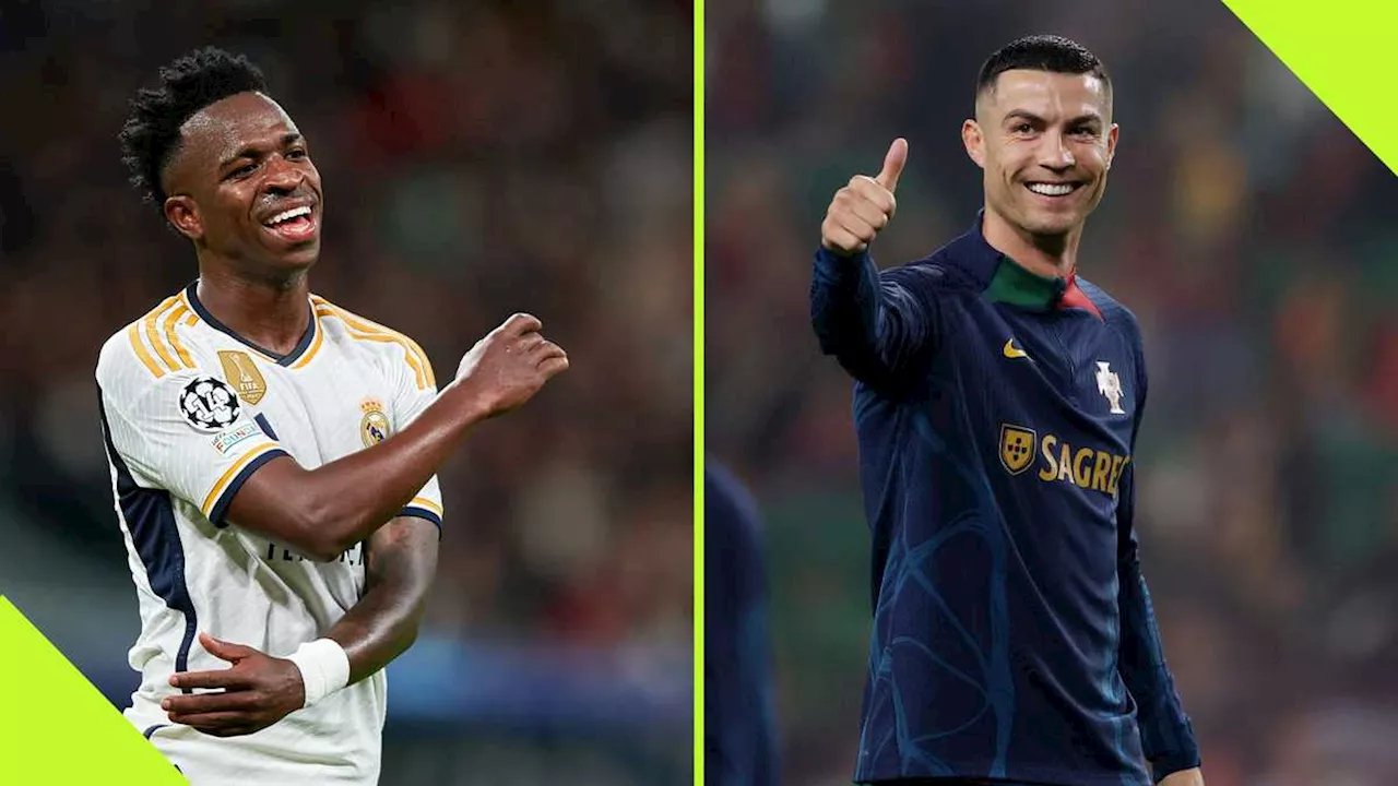 Vinicius Junior Sends Classy Message to Cristiano Ronaldo After Smashing YouTube Record