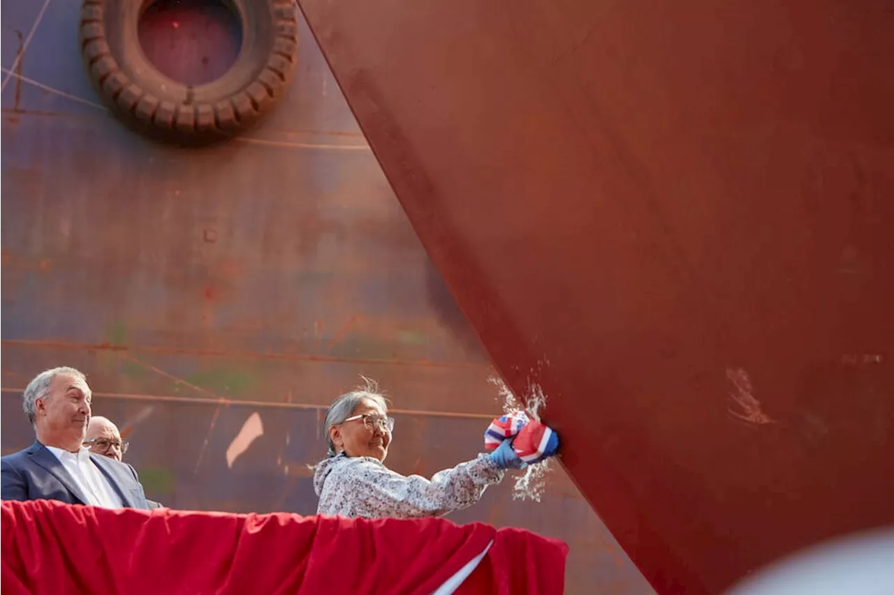 Seaspan launches new cutting-edge Canadian Coast Guard research vessel