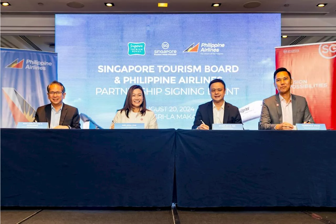 Philippine Airlines and Singapore Tourism Board line up a full year of exciting travel campaigns