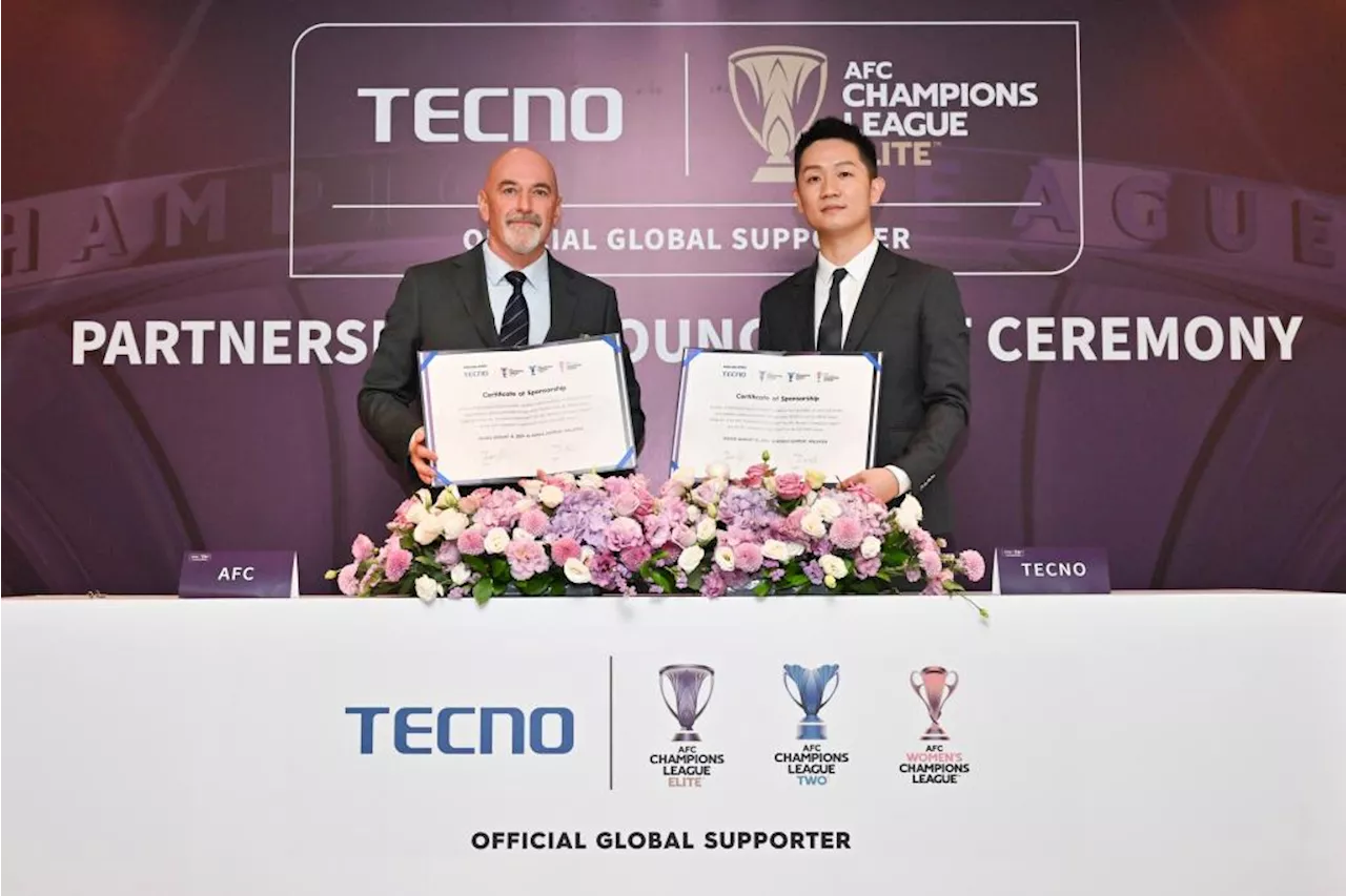 TECNO unveiled as Official Global Supporter of the Asian Football Confederation’s Club Competitions