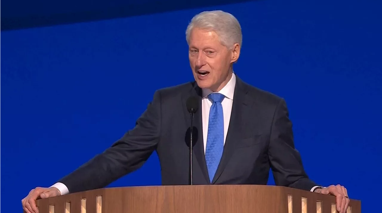 Bill Clinton cita idade e provoca Trump na Convenção Democrata: “Ainda sou mais jovem”