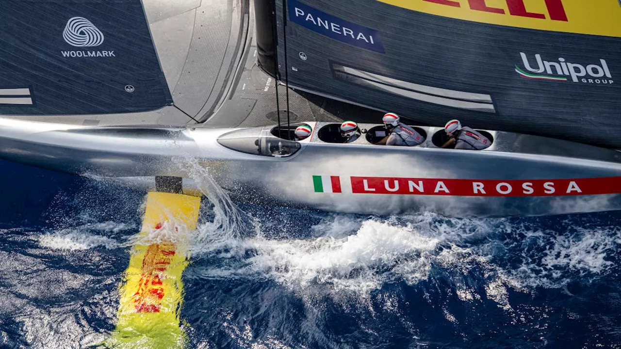 Luna Rossa, guasto elettrico: abbandona la prima regata di prova dell'America's Cup contro New Zealand