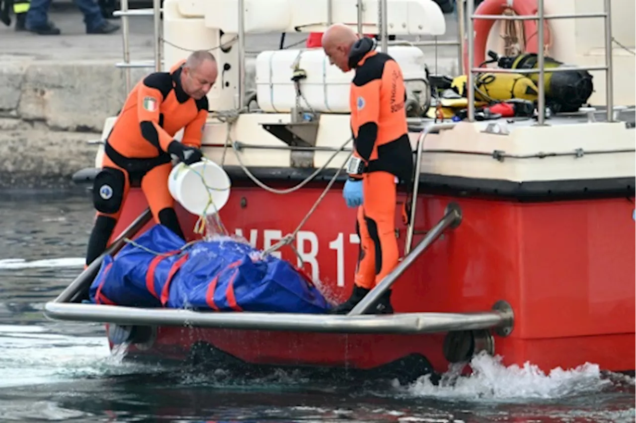 Sicile : les plongeurs ont récupéré le corps de Mike Lynch dans l'épave du super yacht