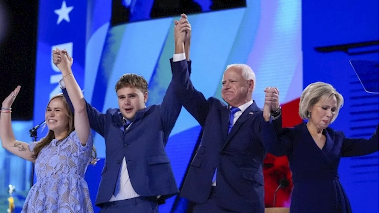 Democratic Convention: Tim Walz talks of 'bringing joy' in speech