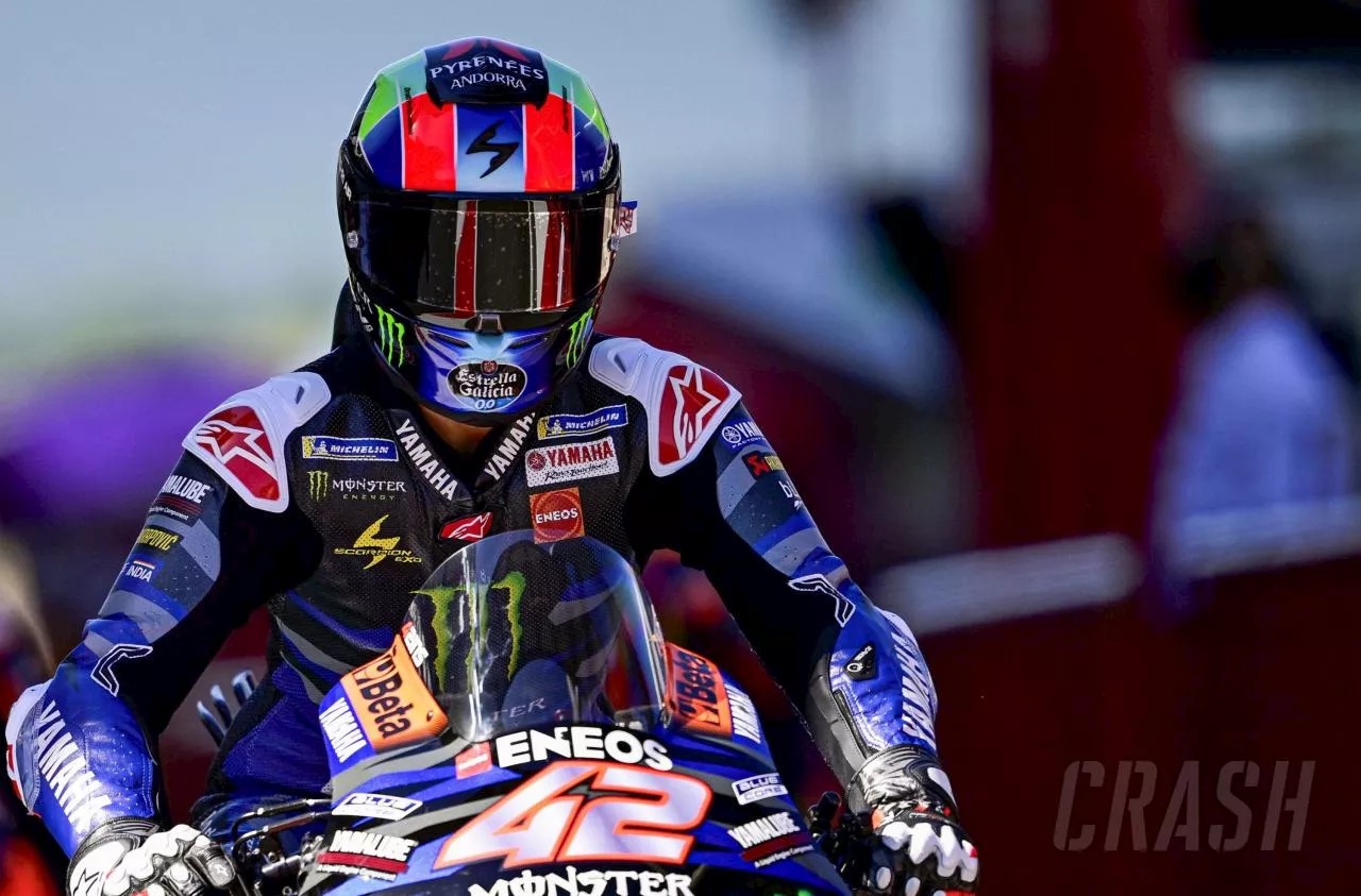 Watch: Alex Rins ‘visor cam’ as Yamaha completes private Misano MotoGP test